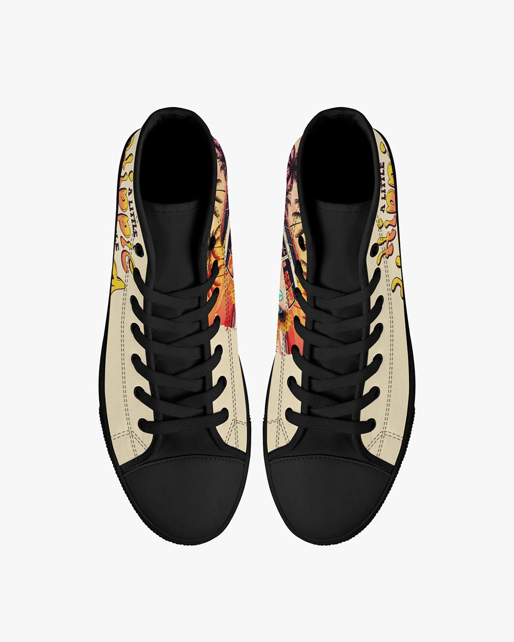 A LITTLE HIPPIE A LITTLE HOOD HIGH TOP CANVAS SHOES - TY1102234