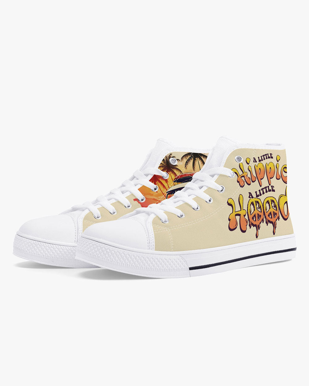 A LITTLE HIPPIE A LITTLE HOOD HIGH TOP CANVAS SHOES - TY1102234