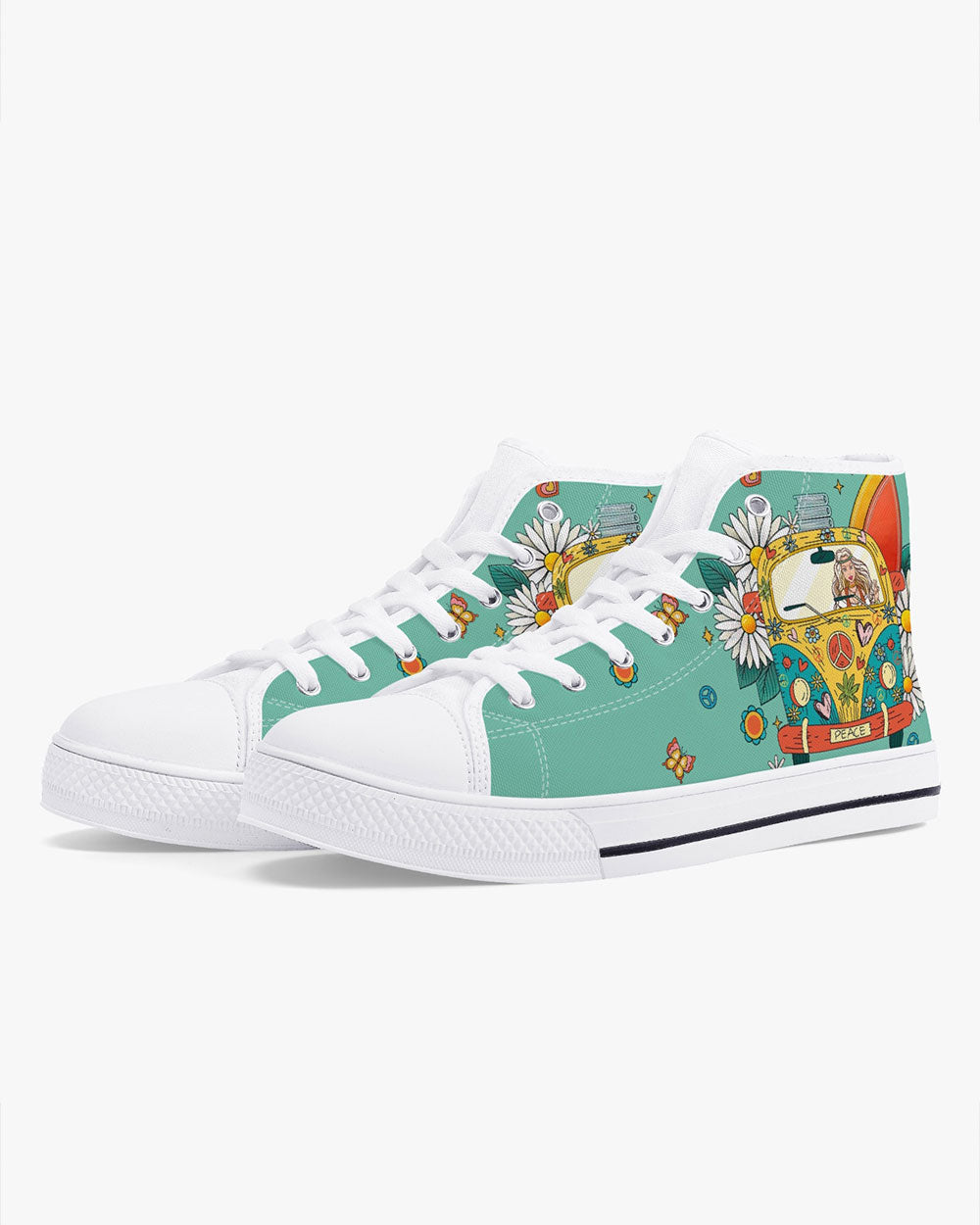 HIPPIE HIGH TOP CANVAS SHOES - TY11022310