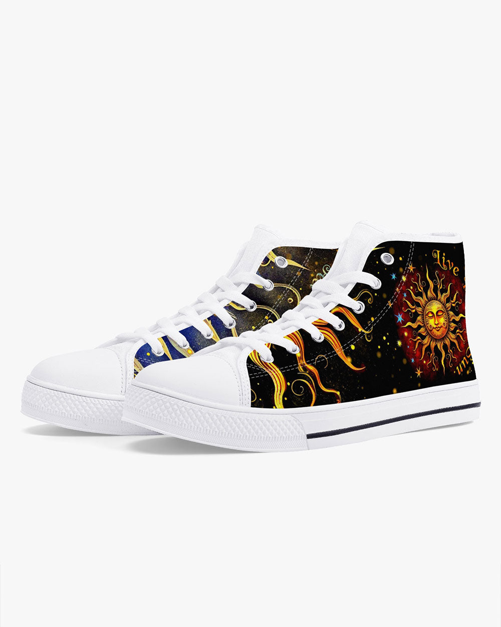 LIVE BY THE SUN HIGH TOP CANVAS SHOES - TYTM2303231