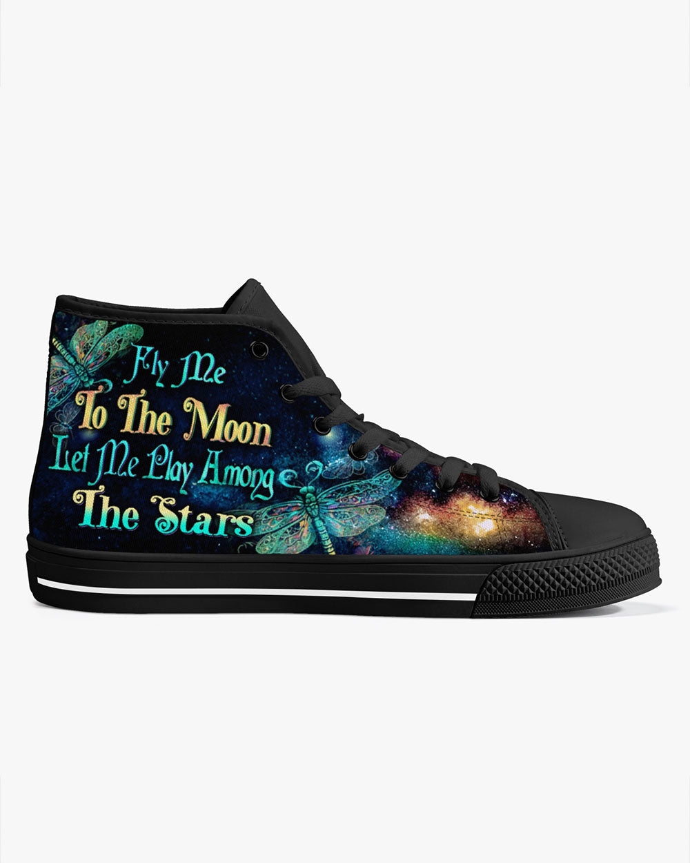 FLY ME TO THE MOON HIGH TOP CANVAS SHOES - TLTW0304238
