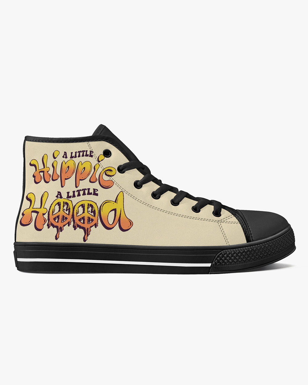 A LITTLE HIPPIE A LITTLE HOOD HIGH TOP CANVAS SHOES - TY1102234