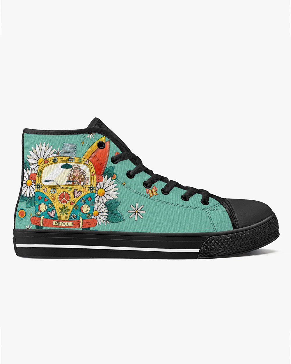 HIPPIE HIGH TOP CANVAS SHOES - TY11022310