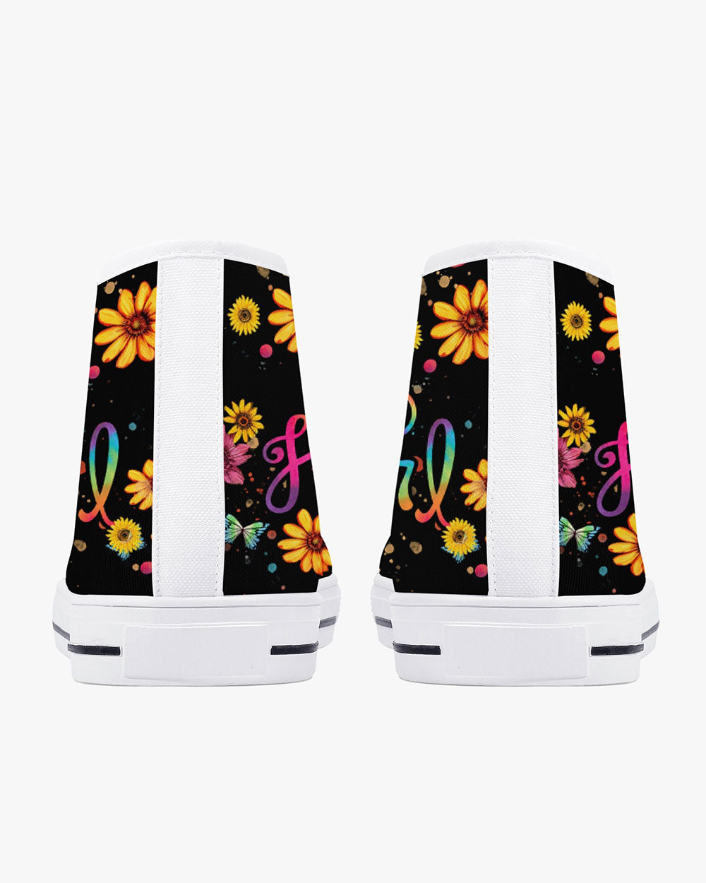 HIPPIE GIRL HIGH TOP CANVAS SHOES - TY1102235