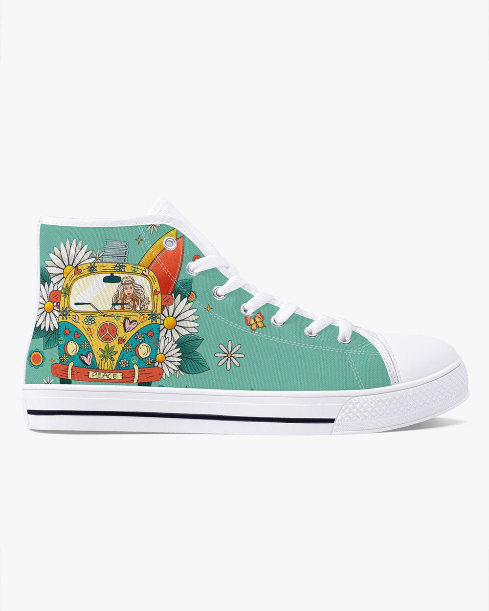 HIPPIE HIGH TOP CANVAS SHOES - TY11022310