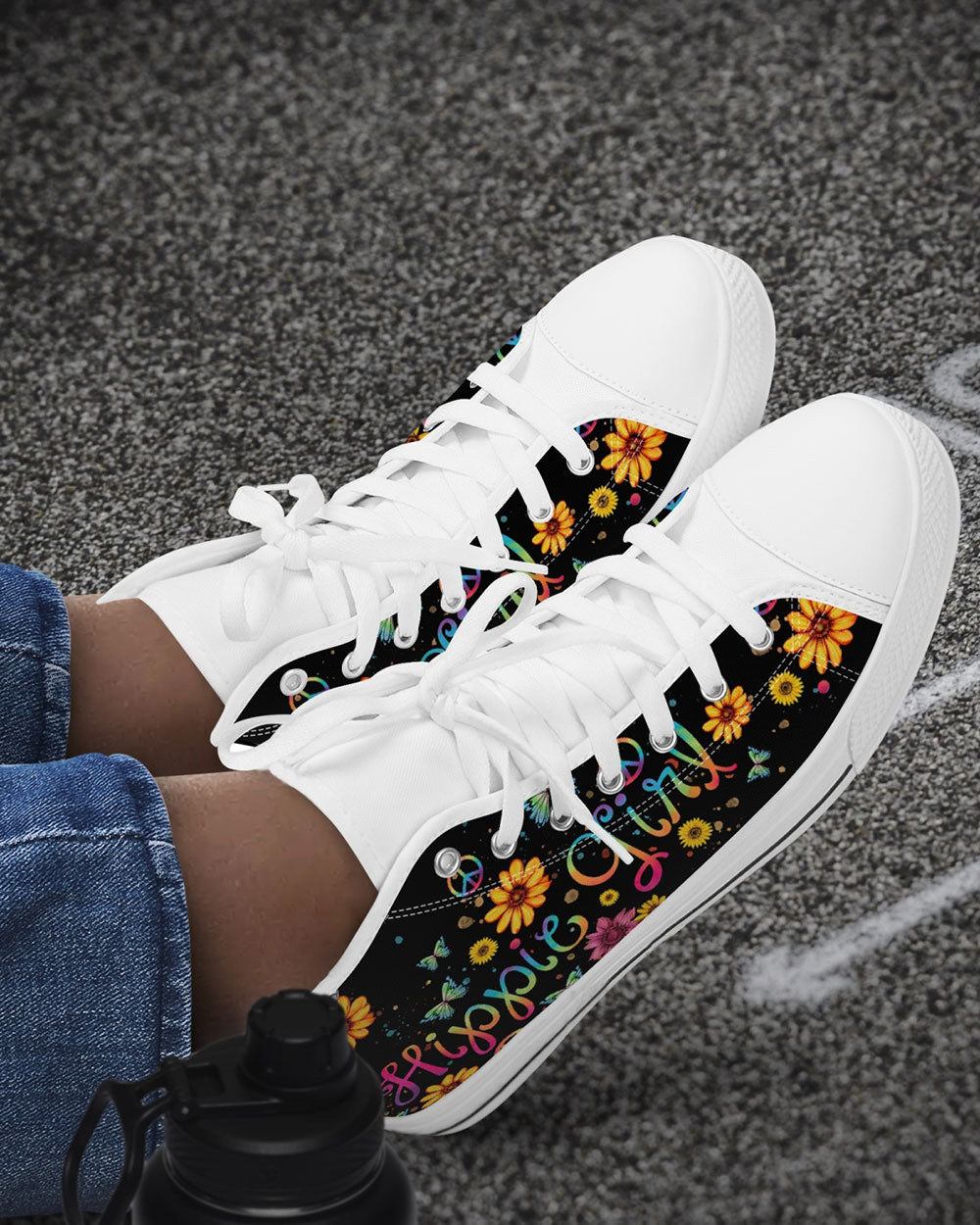 HIPPIE GIRL HIGH TOP CANVAS SHOES - TY1102235