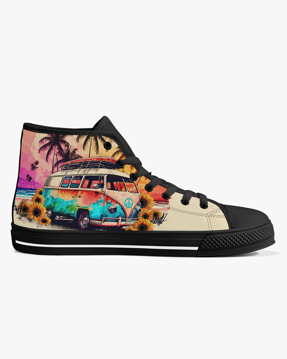 A LITTLE HIPPIE A LITTLE HOOD HIGH TOP CANVAS SHOES - TY1102234