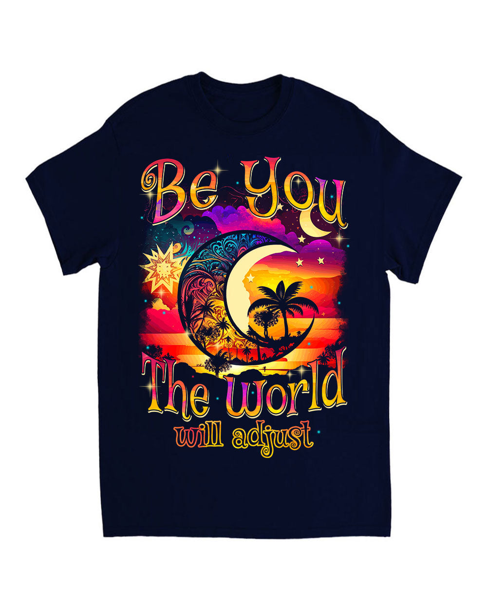 BE YOU THE WORLD WILL ADJUST COTTON SHIRT - TYTM0304234