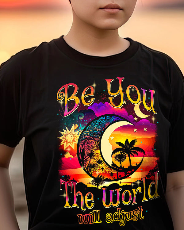 BE YOU THE WORLD WILL ADJUST COTTON SHIRT - TYTM0304234