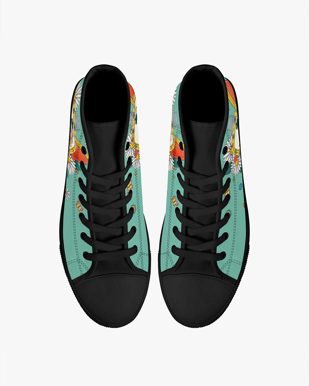 HIPPIE HIGH TOP CANVAS SHOES - TY11022310