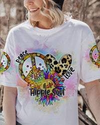 PEACE LOVE HIPPIE SOUL ALL OVER PRINT - TLTW0703236