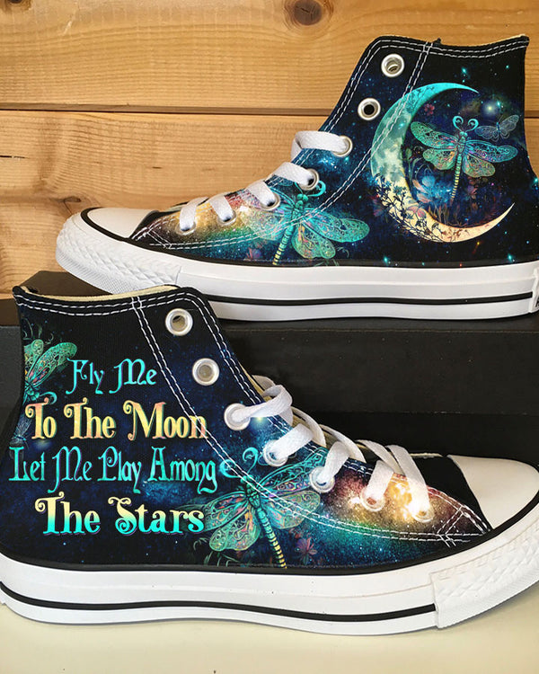 FLY ME TO THE MOON HIGH TOP CANVAS SHOES - TLTW0304238