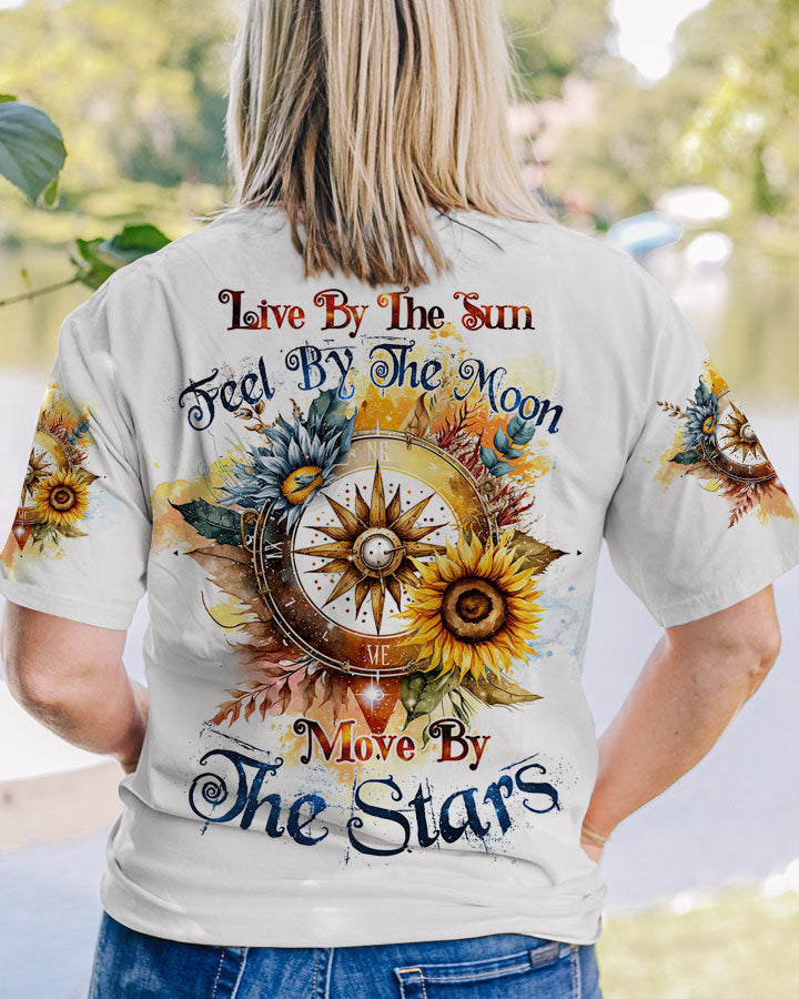 LIVE BY THE SUN COMPASS ALL OVER PRINT - TYTW03042310 – Groovy Hippie
