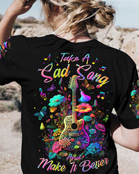 TAKE A SAD SONG AND MAKE IT BETTER GUITAR ALL OVER PRINT - TLTR1804233