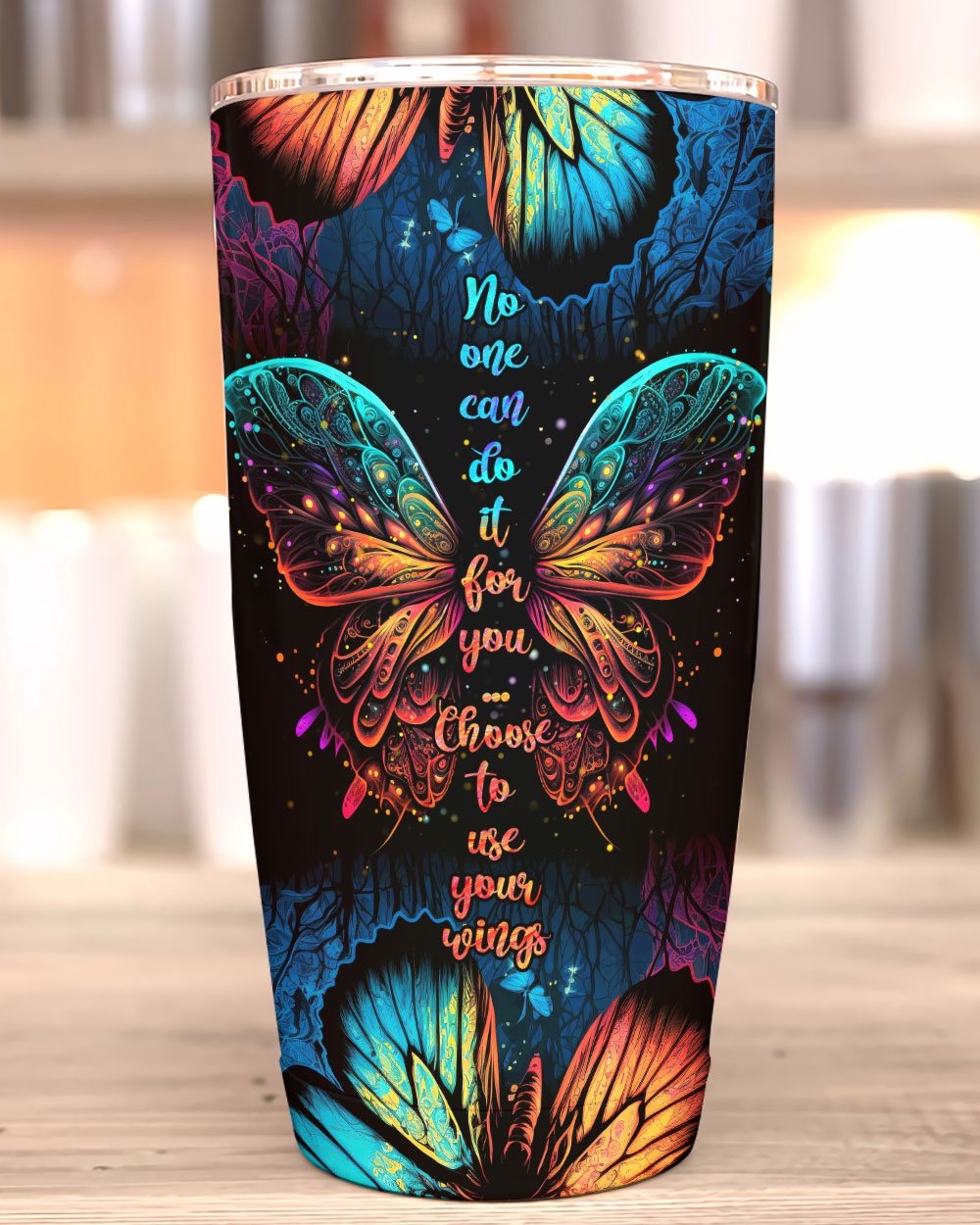 CHOOSE TO USE YOUR WINGS TUMBLER - TYTM1004234