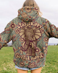 STAY TRIPPY LITTLE HIPPIE ELEPHANT ALL OVER PRINT - TLNO1103233