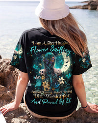 I AM A TREE HUGGING FLOWERS GIRL ALL OVER PRINT - TLNO1603232