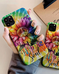 HIPPIE SOUL SUNFLOWER TIE DYE PHONE CASE - TY1702231