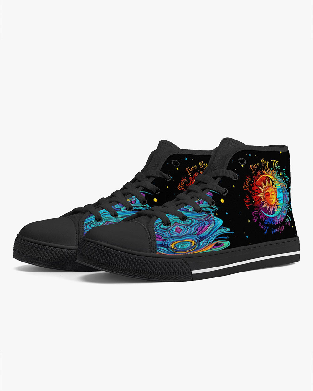 LIVE BY THE SUN HIGH TOP CANVAS SHOES - TYTW1803232