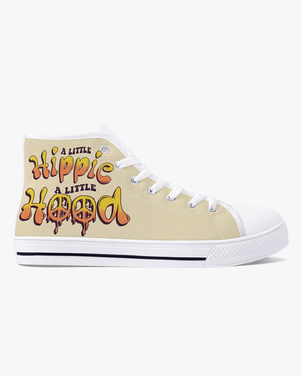 A LITTLE HIPPIE A LITTLE HOOD HIGH TOP CANVAS SHOES - TY1102234