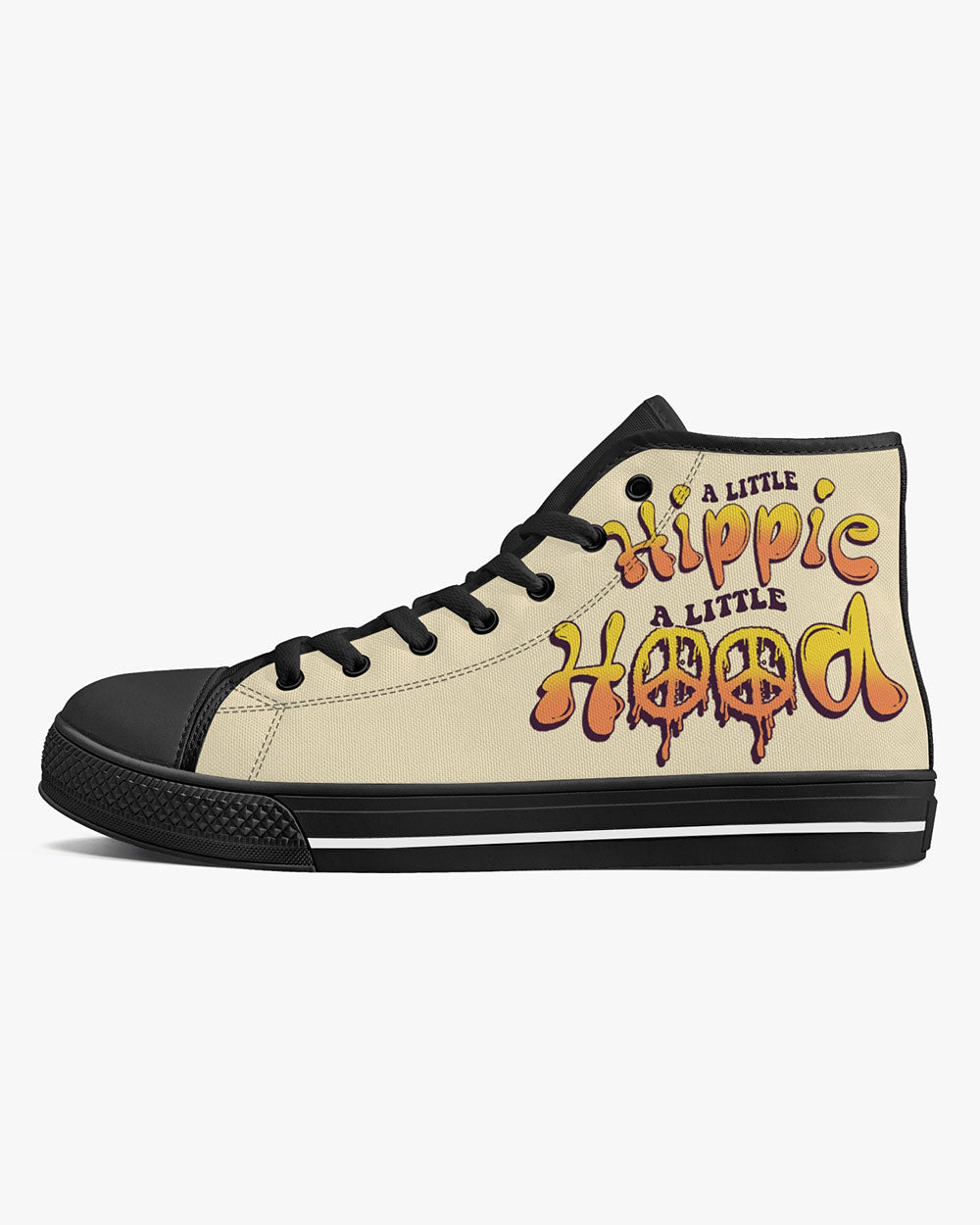 A LITTLE HIPPIE A LITTLE HOOD HIGH TOP CANVAS SHOES - TY1102234