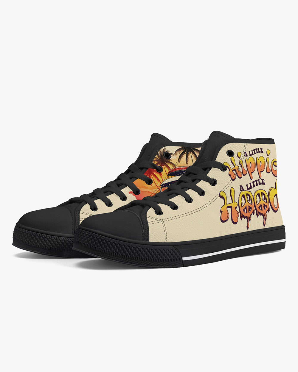 A LITTLE HIPPIE A LITTLE HOOD HIGH TOP CANVAS SHOES - TY1102234