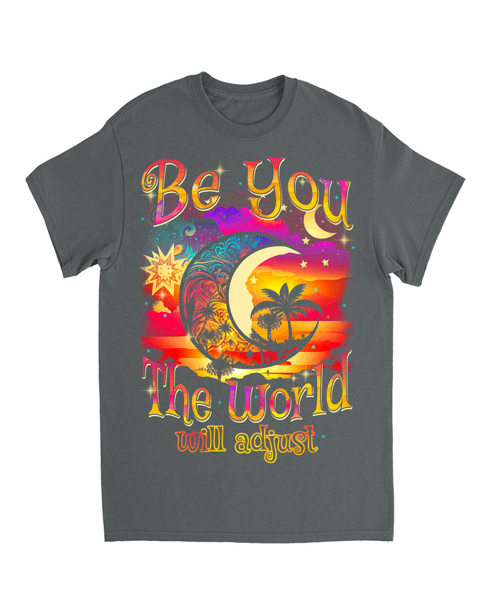 BE YOU THE WORLD WILL ADJUST COTTON SHIRT - TYTM0304234