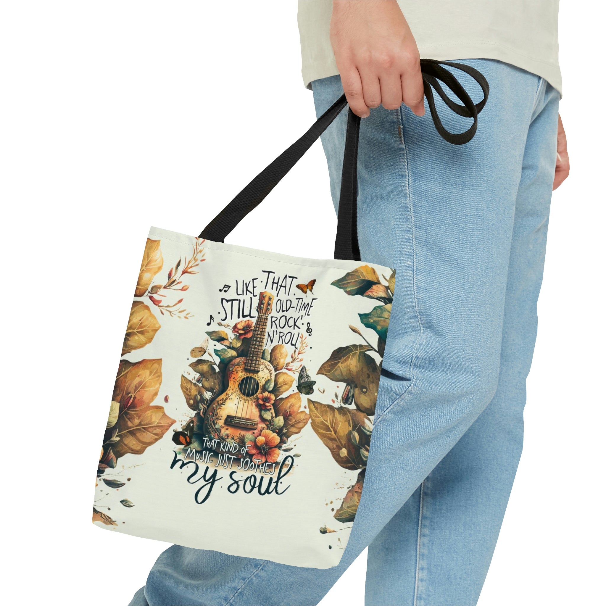 MUSIC JUST SOOTHES MY SOUL TOTE BAG - TY1704235