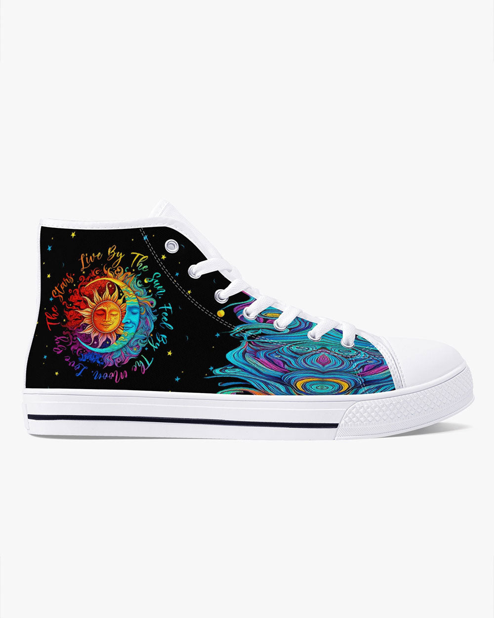LIVE BY THE SUN HIGH TOP CANVAS SHOES - TYTW1803232