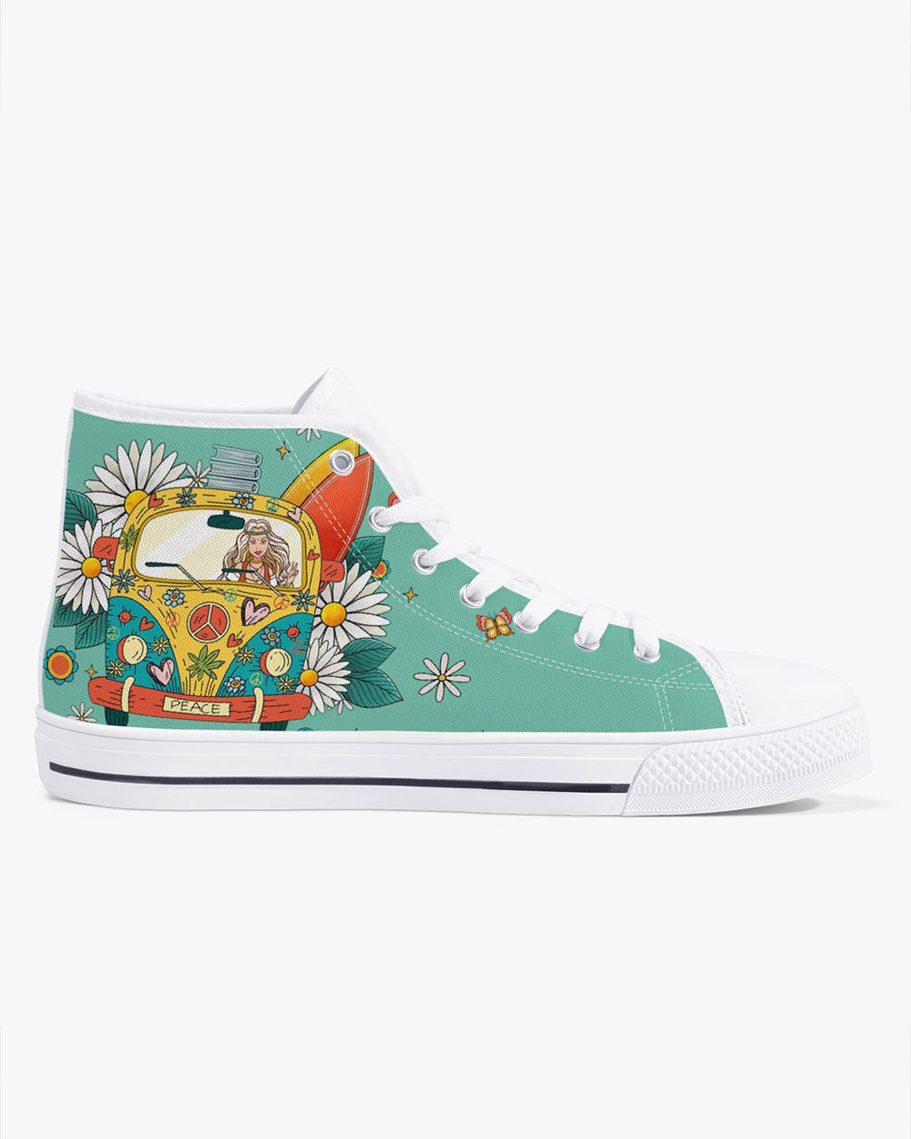 HIPPIE HIGH TOP CANVAS SHOES - TY11022310