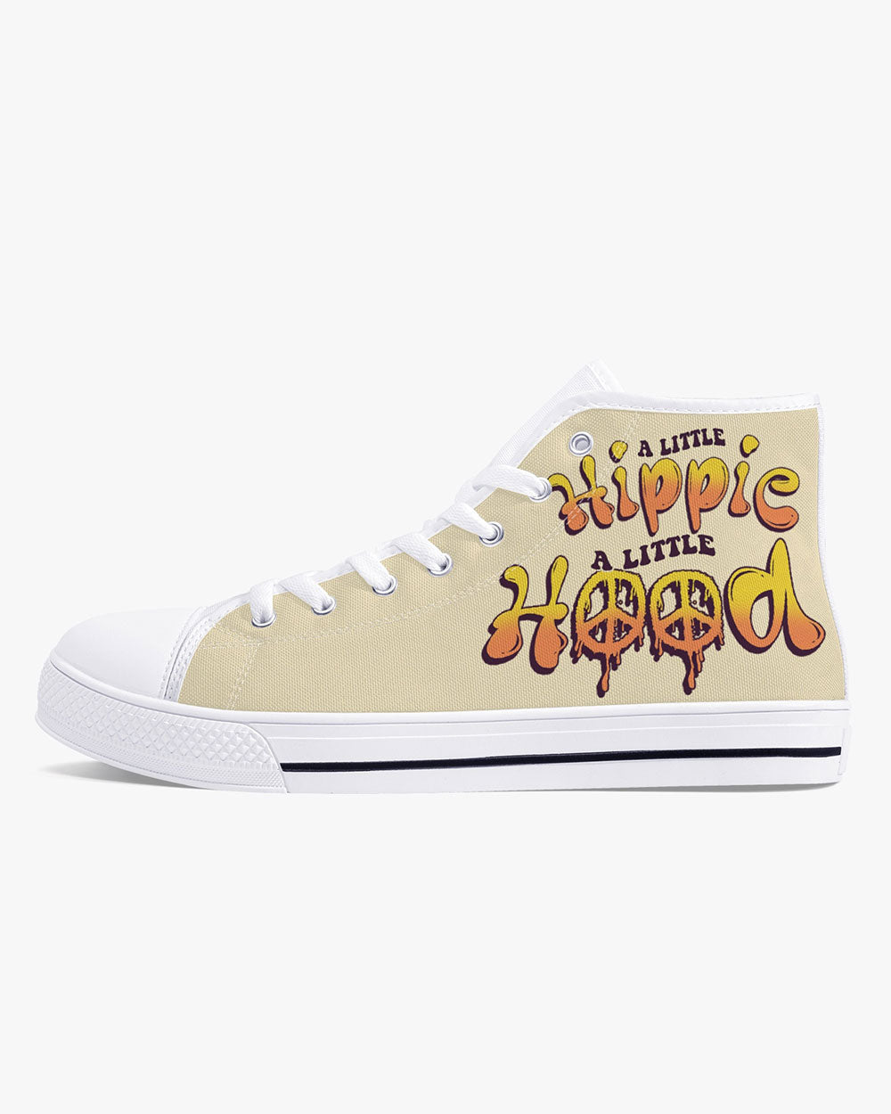 A LITTLE HIPPIE A LITTLE HOOD HIGH TOP CANVAS SHOES - TY1102234