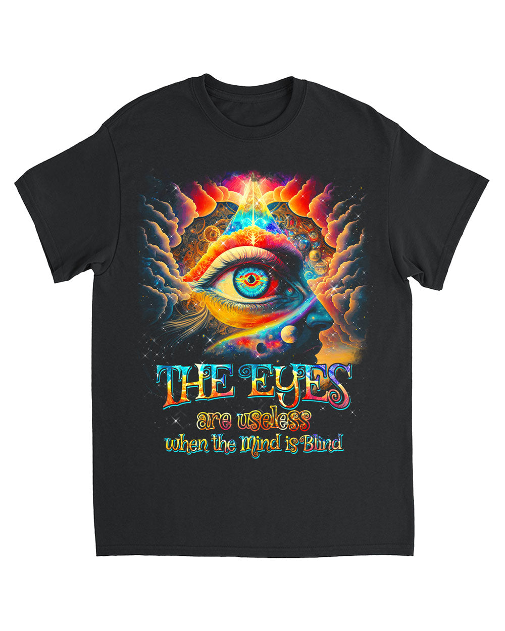 THE EYES ARE USELESS WHEN THE MIND IS BLIND COTTON SHIRT - TYTM2203234