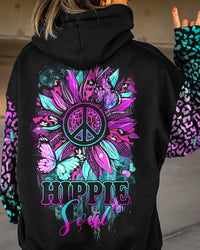 HIPPIE SOUL SUNFLOWER LEOPARD ALL OVER PRINT - YHHG2102231