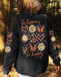 BE HIPPIE BE HAPPY ALL OVER PRINT - TY1002231