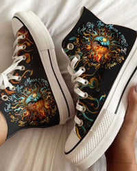 LIVE BY THE SUN HIGH TOP CANVAS SHOES - TY0403235