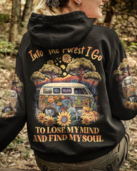 INTO THE FOREST SUNFLOWER ALL OVER PRINT - YHLN2802231