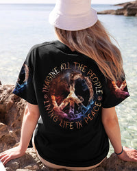 IMAGINE ALL THE PEOPLE LIVE LIFE IN PEACE GALAXY ALL OVER PRINT - TA1302231