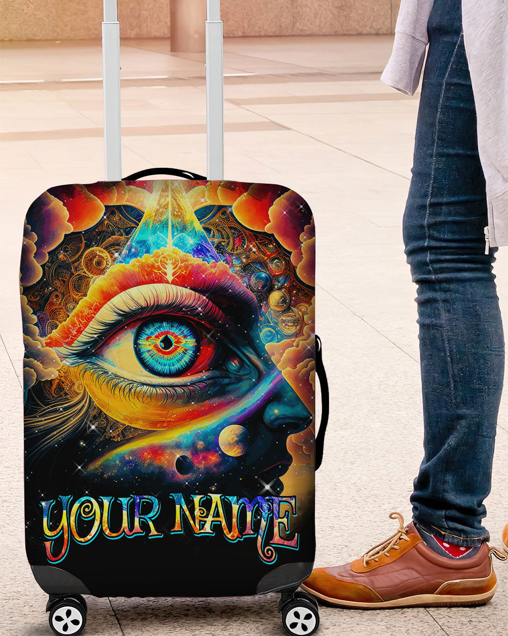 PERSONALIZED THE EYES ARE USELESS WHEN THE MIND IS BLIND LUGGAGE COVER - TYTM2103235