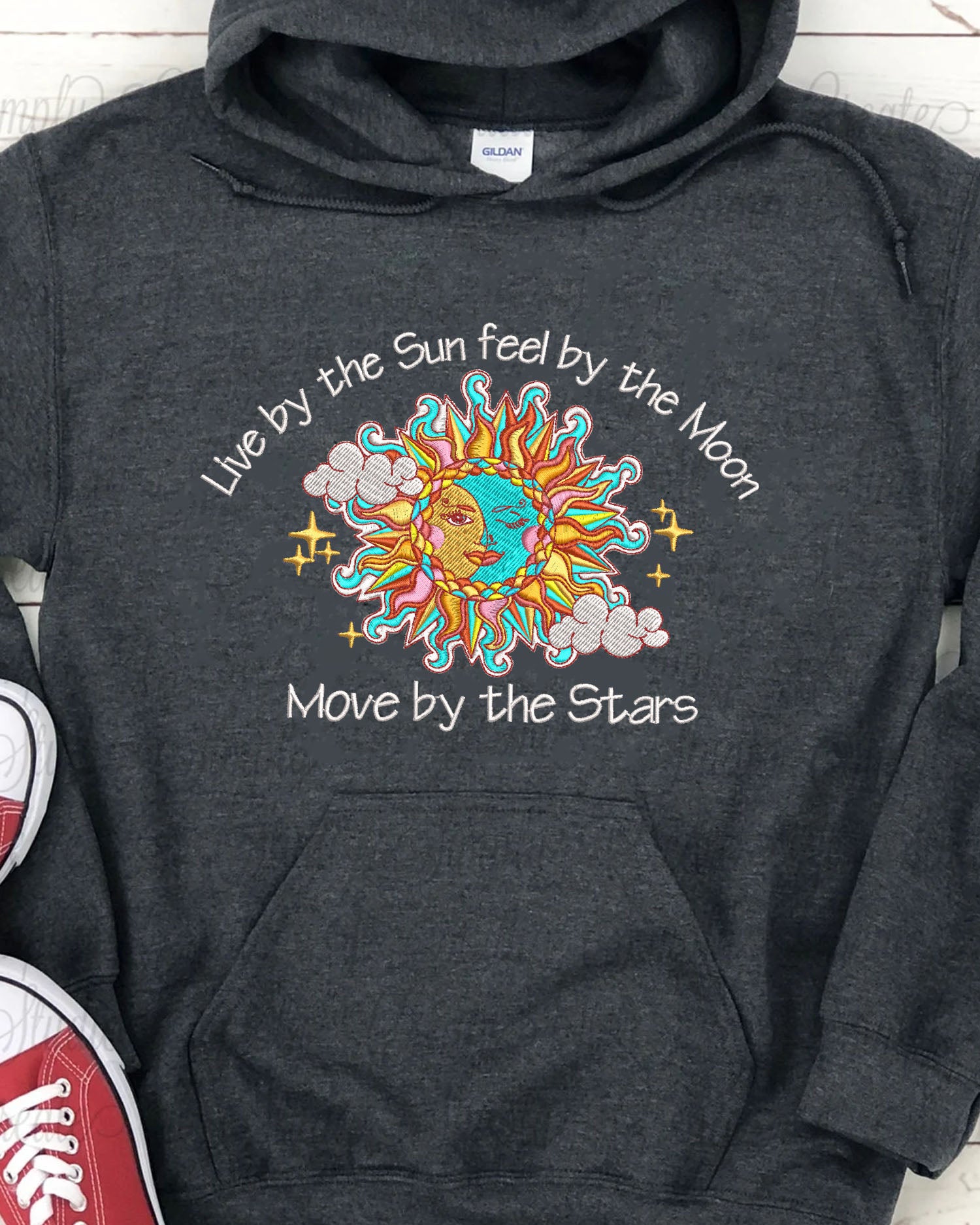 LIVE BY THE SUN EMBROIDERED SHIRT - TY150423