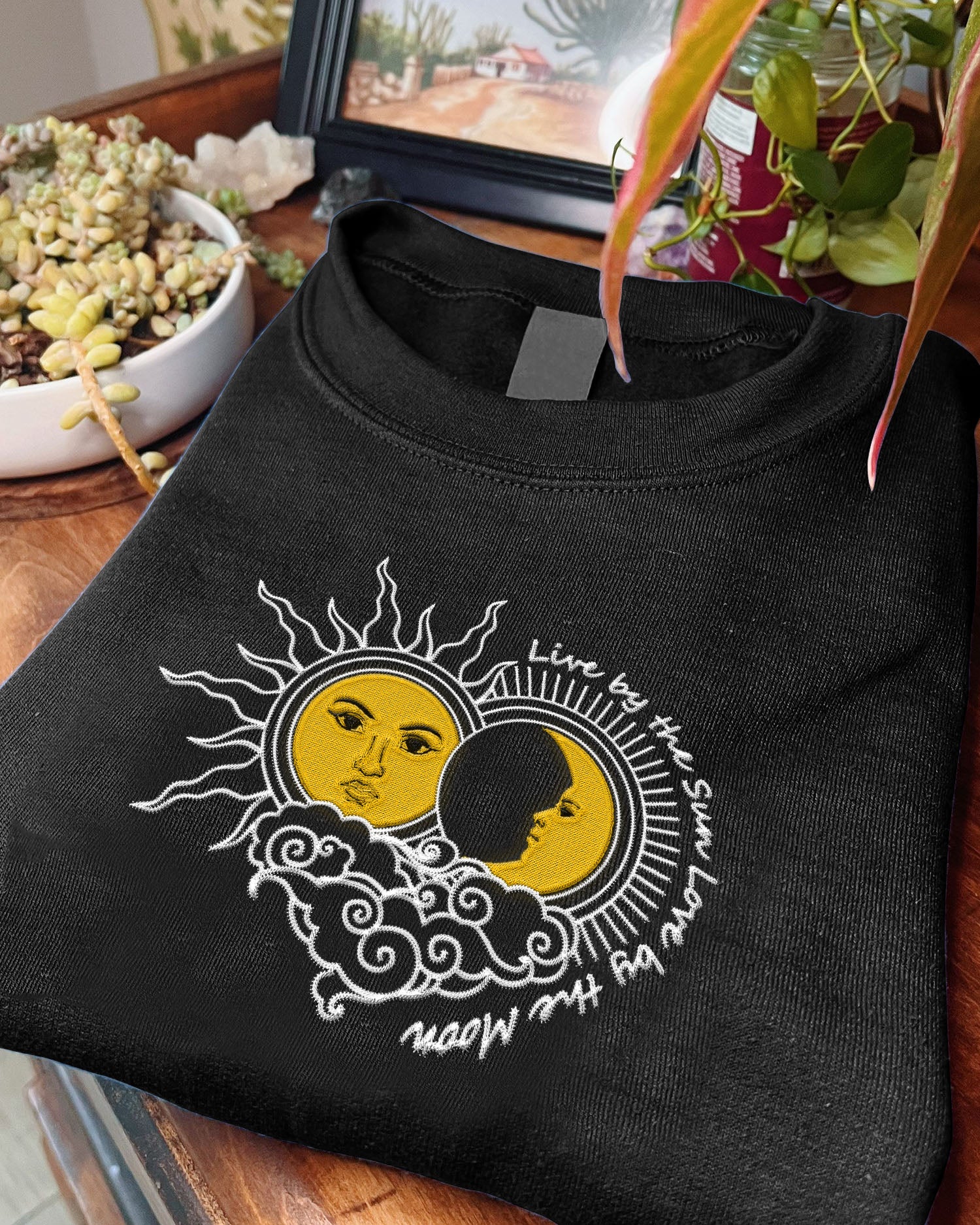 LIVE BY THE SUN EMBROIDERED SHIRT - TYTM1804231