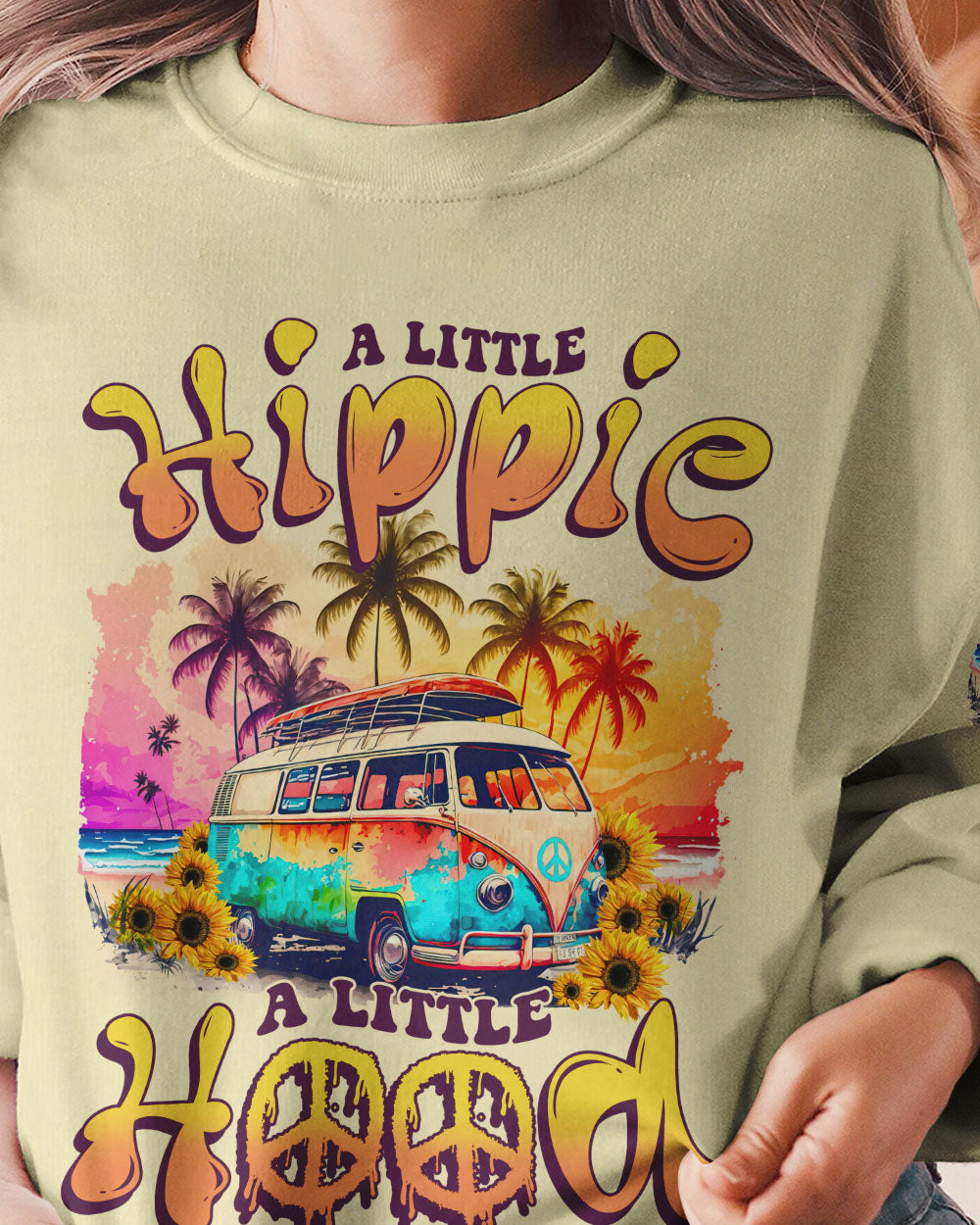 A LITTLE HIPPIE A LITTLE HOOD ALL OVER PRINT - TYTM0602234