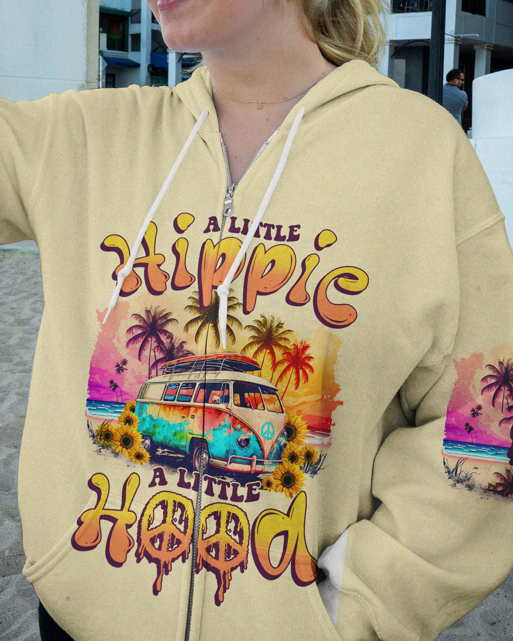 A LITTLE HIPPIE A LITTLE HOOD ALL OVER PRINT - TYTM0602234