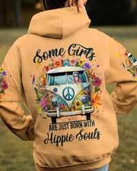 SOME GIRLS ARE JUST BORN WITH HIPPIE SOULS ALL OVER PRINT - YHLN1402231