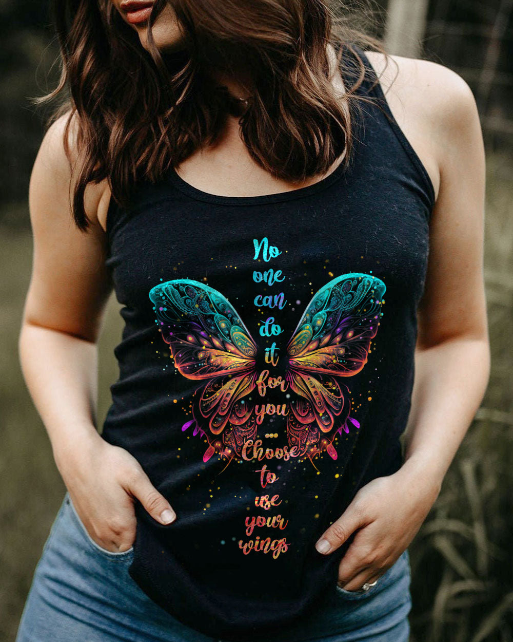 CHOOSE TO USE YOUR WINGS ALL OVER PRINT - TYTM2403231