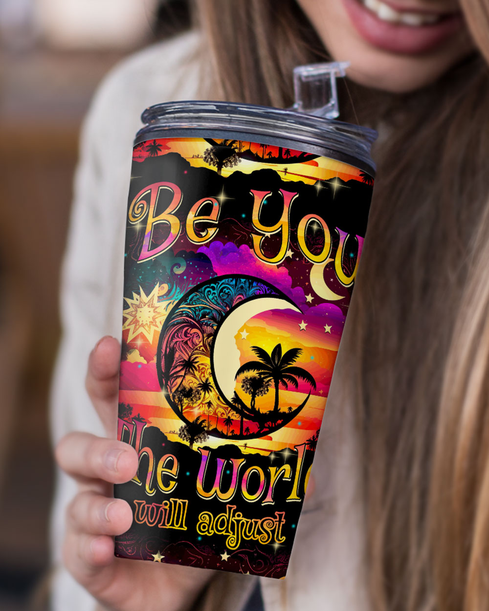 BE YOU THE WORLD WILL ADJUST TUMBLER - TYTM0304235