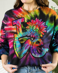 HIPPIE PEACE LOVE TIE DYE ALL OVER PRINT - TYTM2102231