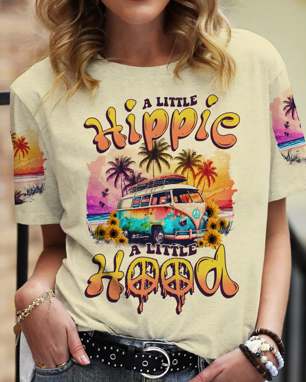 A LITTLE HIPPIE A LITTLE HOOD ALL OVER PRINT - TYTM0602234