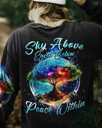 SKY ABOVE EARTH BELOW PEACE WITHIN ALL OVER PRINT - TYTM0703232