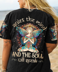 QUIET THE MIND AND THE SOUL WILL SPEAK YOGA ALL OVER PRINT - TYTM2403232