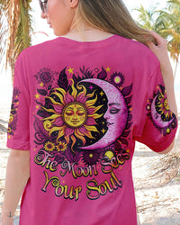 THE MOON SEES YOUR SOUL PINK ALL OVER PRINT - TYTM1704232